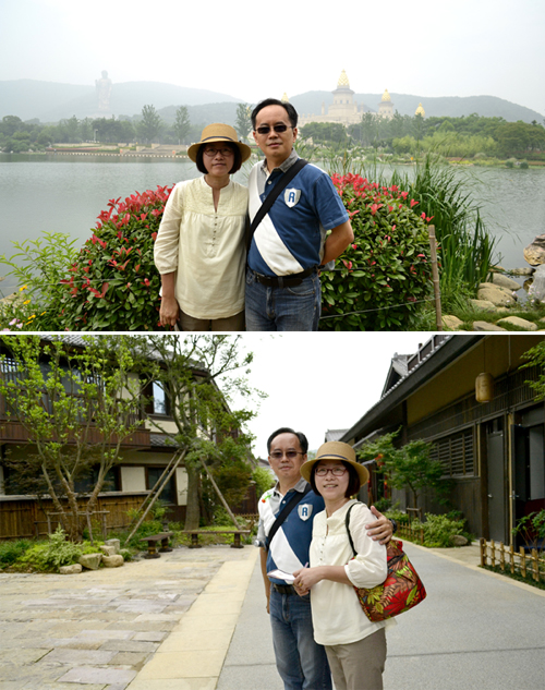李先生、李太太游玩拈花灣小鎮(zhèn) 陪李先生、李太太游玩靈山大佛、拈花灣小鎮(zhèn)